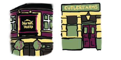 Chantry Brewery Cutlers Arms and New York Tavern Pubs