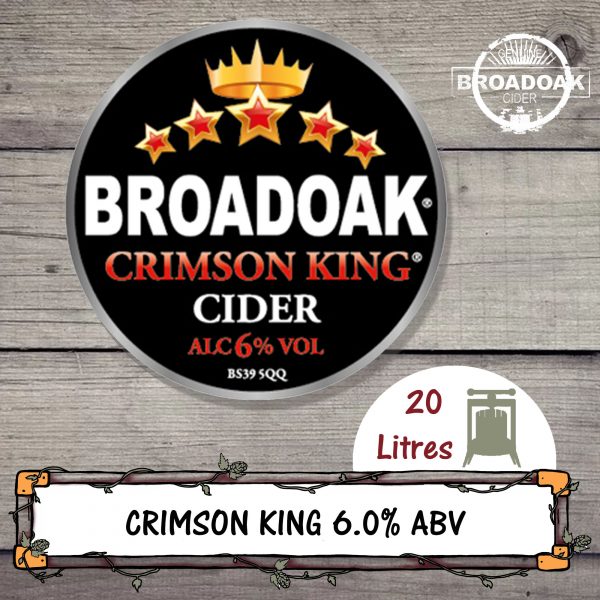 Crimson King Broadoak Cider