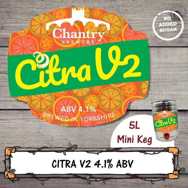 Citra V2 Real Ale Mini Keg