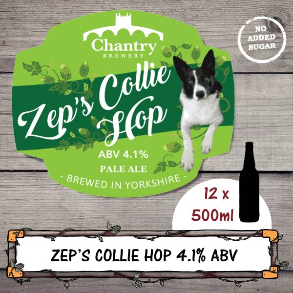 Zep's Collie Hop bottled beer by Chantry Brewery