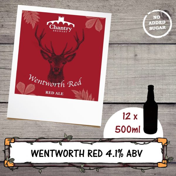 Wentworth Red ale beer bottle by Chantry Brewery