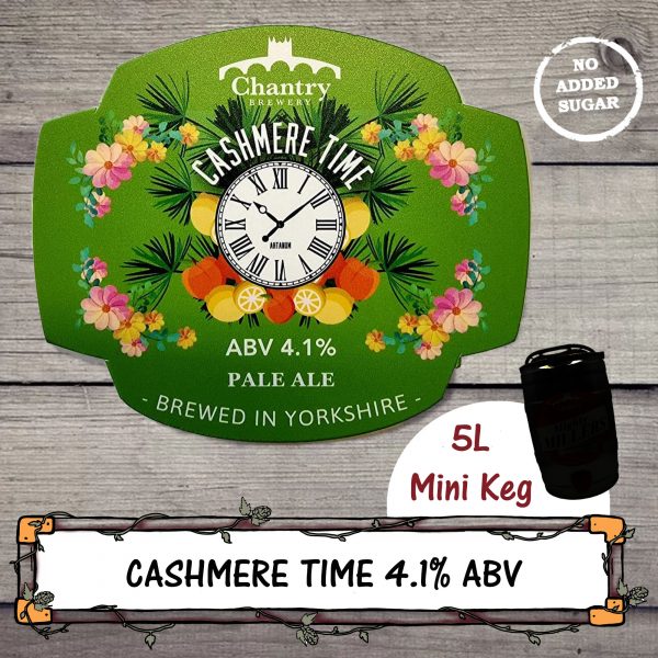 Cashmere Time Mini Keg brewed by Chantry Brewery