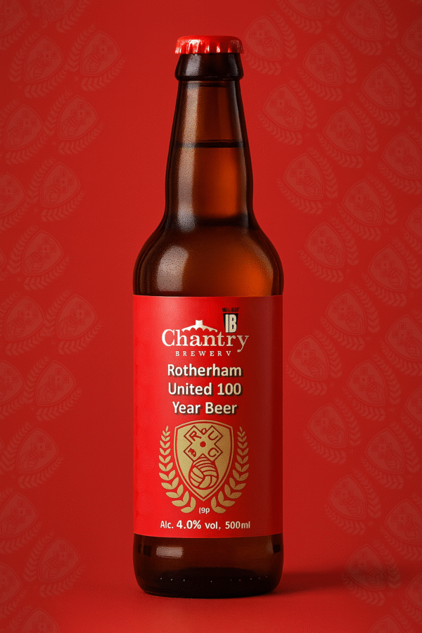 Rotherham United 100 Year Beer 4% - 12 x 500ml bottles
